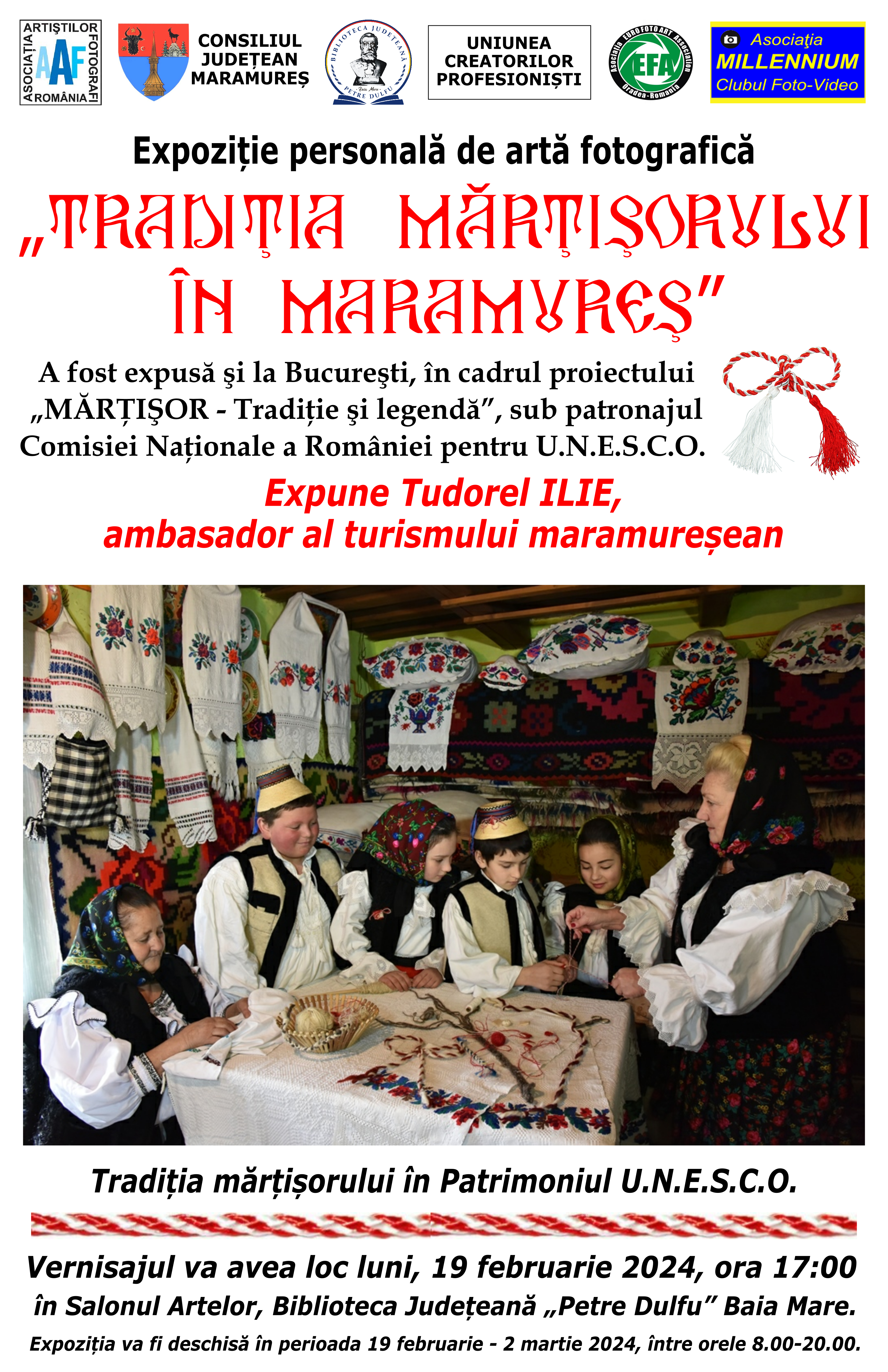 Tradiţia Mărţişorului în Maramureş – Expoziție Foto